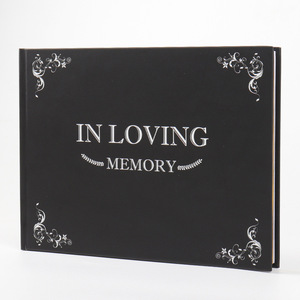 Celebrazione della memoria del <span class=keywords><strong>libro</strong></span> degli ospiti del <span class=keywords><strong>libro</strong></span> degli ospiti con il funerale di condoglianze commemorative personalizzate per la stampa di fabbrica - Product Image 4