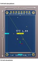0,96 Zoll 1,3 Zoll 1,44 Zoll 1,54 Zoll 1,8 Zoll 2,0 Zoll TFT OLED Display LCD-Bildschirm SPI