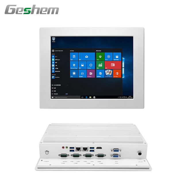 12 Inch Waterproof Aluminum Alloy Industrial Fanless Panel PC-Stock