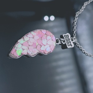 Love Best Friends Chain para niños Kid's Best Friendship Jewelry Half Heart Best Friend Collares - Product Image 5