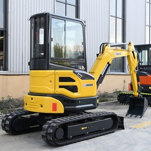 Gratis pengiriman 3000kg penggali kecil mesin Diesel hidrolik kompak Mini Bagger Crawler ekskavator mikro - Product Image 2