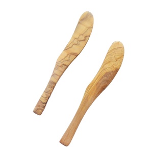del medio ambiente accesorios de cocina herramientas creativa alta calidad de madera de olivo cuchillo de mantequilla - Product Image 1