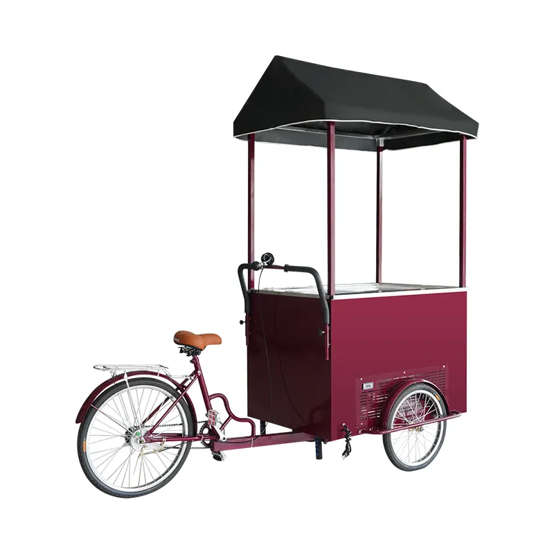 Продается велосипедная тележка для мороженого с морозильной камерой