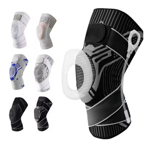 Supporto per <span class=keywords><strong>Ginocchio</strong></span> in Silicone Elastico Antiscivolo, Protezione per Alleviare il Dolore al <span class=keywords><strong>Ginocchio</strong></span> - Product Image 1