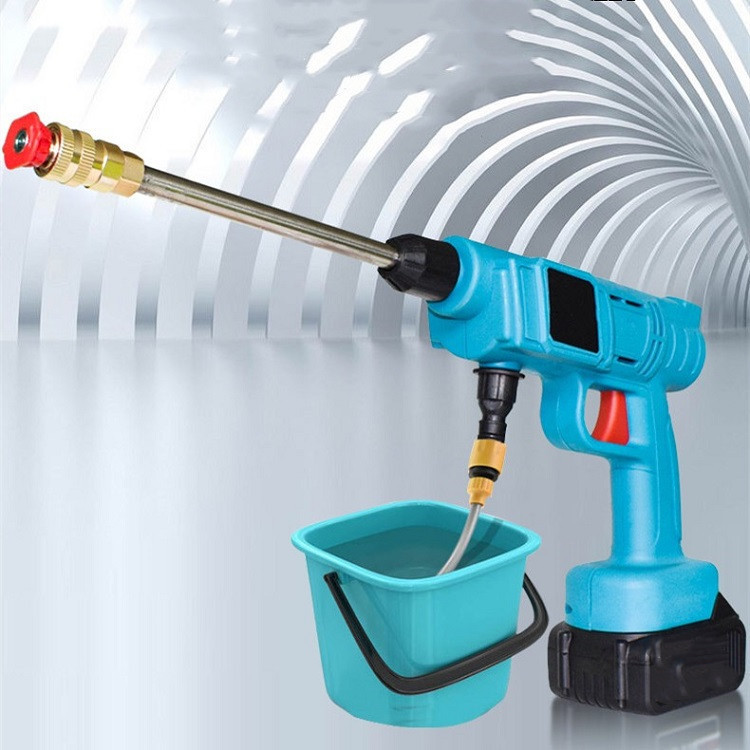 Standard portable cordless pressure washer gun Wireless car wash 24v
