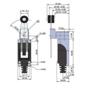 Interruptor de Límite Autoajustable CNTD Changde Electric TZ-8108 con Reinicio Automático y Máx. Corriente de 10A - Product Image 2