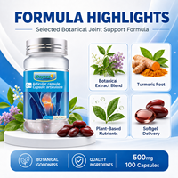 Complément alimentaire en gélules souples pour le confort articulaire et la capsule articulaire 500mg 100 unités OEM ODM Marque privée Fournisseur en gros