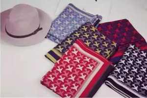 Damen Schal Decke Flugzeug Muster Jacquard Kaschmir Baumwolle Winter Hohe Qualität Weiche Dünne Schal - Product Image 4