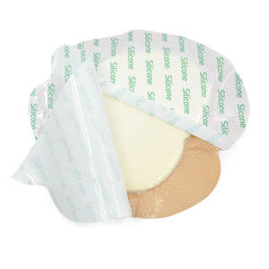 Su geçirmez yapışkan silikon köpük yara yatak yaraları için sınır ile soyunma basınç - Product Image 5