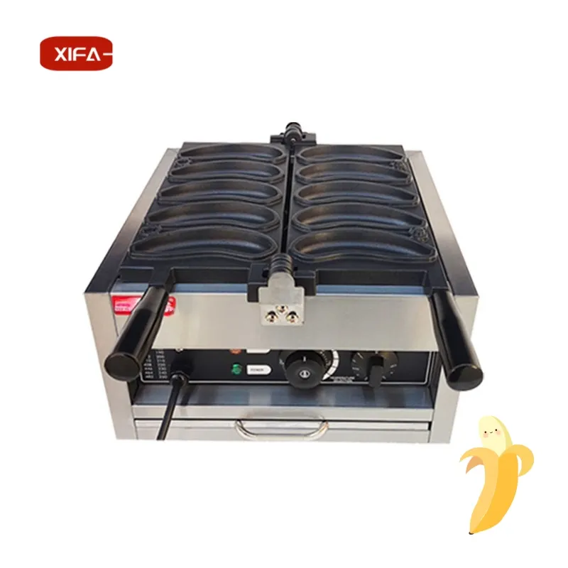 Máquina de waffles elétrica de material de aço inoxidável de qualidade alimentar, resistente a altas temperaturas e corrosão, elétrica