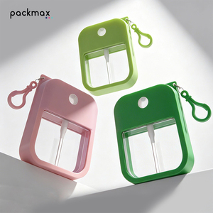 38ml Mobile Phone Shape <b>Plastic</b> Travel <b>Pocket</b> Size Alcohol Perfume Hand Sanitizer Flat Spray Bottle Bag Charm Keychain - Product Image 1