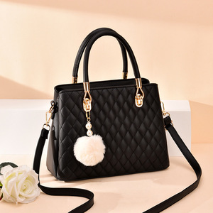 Bolso de Mano Redondo de Lujo para Mujer, Bolso Bandolera de Gran Capacidad con Insignia y Pañuelo de Seda, Bolso Tote para la Playa - Product Image 2