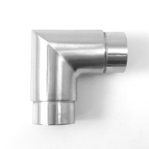 Coude C110200-90 ° pour tuyau Ø 33.7X2 en inox AISI 304 finition satinée quantité minimale de commande 1 pièce lisse BSPT/ASTM en acier au carbone/zinc NPT huile Sku - Product Image 1