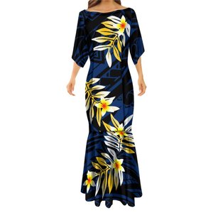 hawaiian print bridesmaid dresses Silky Satin Midi Copper main image 0