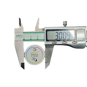 Etiqueta personalizada de 30mm NFC Google Review, etiqueta reprogramable para compartir en redes sociales, etiqueta RFID antimetal para teléfono - Product Image 5