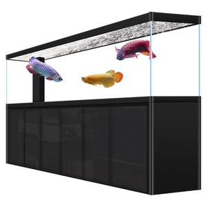 Großes Meerwasser-Aquarium mit Abgerundeten Ecken aus Aluminiumlegierung für Arowana-Fische, 600-2400L, Transparent, Ultra-Leise, für Wohnzimmer und Büro - Product Image 5