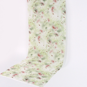 Modello di designer di stampa digitale personalizzata a trasferimento termico su seta come tessuto elasticizzato in raso per gonna - Product Image 3