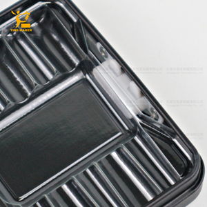 Tinsmaker bán buôn biểu tượng tùy chỉnh con bằng chứng thiếc Jar hộp OEM & ODM hình chữ nhật kim loại an toàn trẻ em rỗng bản lề CR <span class=keywords><strong>tin</strong></span> có thể gói - Product Image 5