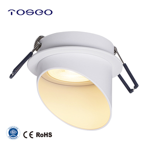 Foco LED moderno Marco de luz Aluminio IP20 Cubierta de montaje de luz de techo Módulo de luz descendente Anillo de montaje para sala de estar - Product Image 1