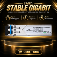 Transceivers Fibre Optique 1.25 Gbit/s SFP 20 km SMF 1310 nm LC Duplex DDM Compatibles Juniper Ubiquiti Networks Switches Universels