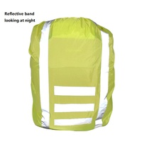 Nouveau style 2024 Sac à dos scolaire pliable pour enfants avec bande réfléchissante de sécurité nocturne, sac à dos de randonnée avec housse de pluie, sac étanche décontracté REACH