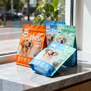 ถุงฟอยล์อลูมิเนียมเกรดอาหารพิมพ์โล<span class=keywords><strong>โก</strong></span>้ได้  พร้อมซิปล็อค  แบบตั้งได้  วัสดุ PET ป้องกันการซึมซับสูง - Product Image 1