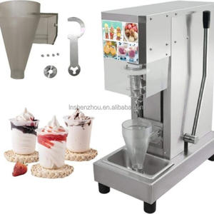Máquina automática de helados de frutas de 220V, máquina mezcladora de helados <span class=keywords><strong>mcflurry</strong></span>, yogur, frutas reales, máquina mezcladora de helados de Shenzhou - Product Image 1