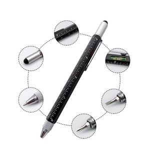 Stylo à bille en métal personnalisable avec logo, échelle en cm/pouces et fonction de niveau d'eau, cadeau promotionnel, stylo d'ingénierie personnalisé - Product Image 4