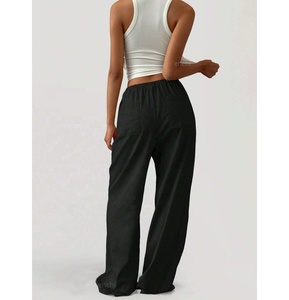 <span class=keywords><strong>Pantalon</strong></span> <span class=keywords><strong>en</strong></span> <span class=keywords><strong>lin</strong></span> <span class=keywords><strong>pantalon</strong></span> à cordon décontracté personnaliser Logo et <span class=keywords><strong>pantalon</strong></span> <span class=keywords><strong>en</strong></span> tissu Sexy <span class=keywords><strong>pantalon</strong></span> large respirant pour <span class=keywords><strong>femme</strong></span> - Product Image 6