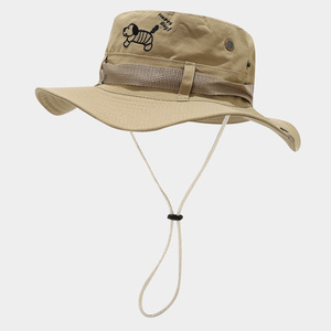 Chapeau Bob Rose et Violet Adorable pour <span class=keywords><strong>Chien</strong></span>, Idéal pour la Randonnée, le Safari, le Camping en Plein Air, la Pêche et le Cyclisme, avec Cordon Anti-Vent - Product Image 4