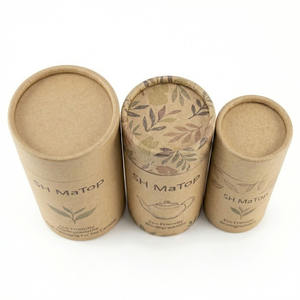 Kemasan Silinder Dorong-Tarik dari Karton Kraft Bentuk Bulat <span class=keywords><strong>2</strong></span> Oz, Kotak Tabung Lip Balm Kosong - Product Image 2