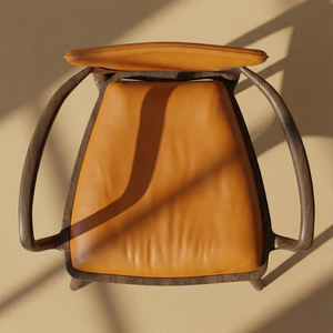 Chaise de salle à manger rembourrée moderne, structure en bois massif, assise en tissu doux, mobilier contemporain pour cuisine, restaurant, hôtel PISANO - Product Image 5