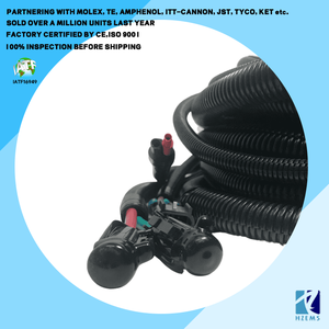 Arnés de cableado principal personalizado 3016944 de 2 pines giratorio para productos de distribuidores, para esparcidor SaltDogg, cables de tela automotriz - Product Image 3