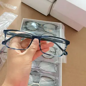 Stock clearance Big Size Acetate optical glasses frame random Acetate eyewear glasses frame for men