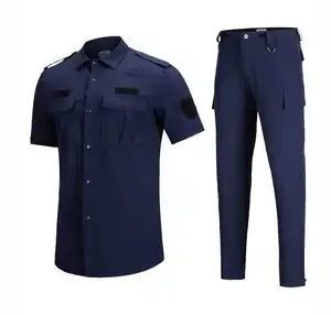 Security Ceremoniële Uniform Uniforme Security Ademende Beveiligers Uniform Shirts