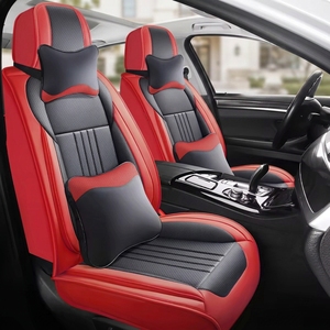 Housses de siège de voiture Aurora en cuir Nappa, 16 pièces, ensemble complet, toutes saisons, style professionnel de luxe, protection, décoration intérieure de voiture, qualité supérieure - Product Image 2