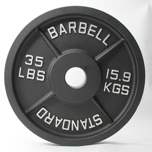 Plaque d'haltères en fonte de vente d'usine Plaques de poids d'entraînement physique Plaque de poids olimpic - Product Image 4