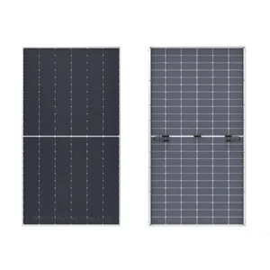 中国工厂半电池太阳能组件500W 550W 600W 700W家用和工业用单太阳能电池板