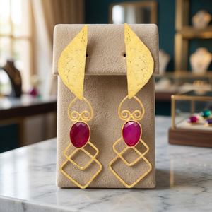 JAIPUR GEMS JEWELRY Children's <b>Stud</b> Earrings Alloy Tai <b>Silver</b> Handmade Classic Design Zircon Stones Antique <b>Silver</b> Plated - Product Image 3