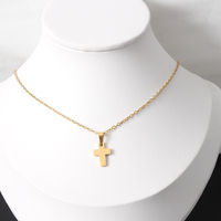 Bijoux en acier inoxydable Offre Spéciale femmes nouvelle chaîne en argent déclaration croix collier