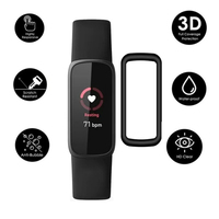 Film de protection 3D souple pour Fitbit Luxe, protecteurs d'écran à couverture complète, accessoires pour montre intelligente