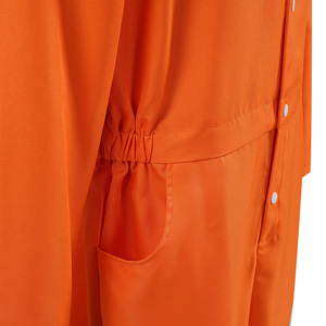 Combinaison <span class=keywords><strong>de</strong></span> prisonnier pour homme, costume <span class=keywords><strong>de</strong></span> cosplay pour fête d'Halloween, tenue <span class=keywords><strong>de</strong></span> déguisement sur le thème du cinéma, combinaison <span class=keywords><strong>de</strong></span> prisonnier orange - Product Image 5