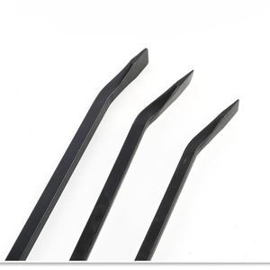 Barre <span class=keywords><strong>de</strong></span> levier à pointe coudée Barre <span class=keywords><strong>de</strong></span> levier à usage intensif avec poignée à capuchon antidérapant pour soulever des objets mobiles indiscrets - Product Image 4