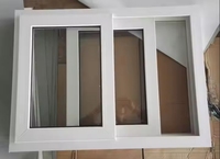 Fenêtres coulissantes en UPVC à double vitrage personnalisable persienne de style pivotant upvc Fenêtres coulissantes personnalisables