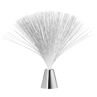 Éclairage décoratif LED multicolore à fibres optiques effet glacial, nouveauté, effet d'humeur lumineuse, base à changement de couleur, piles AAA
