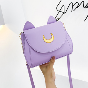 <span class=keywords><strong>Borse</strong></span> Moon <span class=keywords><strong>Luna</strong></span> Cat in PU, Borsa Sailor Moon per Cosplay, Borsa a Mano e a Tracolla per Ragazze e Donne - Product Image 6