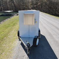 2025 meilleure vente Portable refroidisseur d'air remorque Mobile chambre froide remorque pour événements en plein air Mode de refroidissement par air