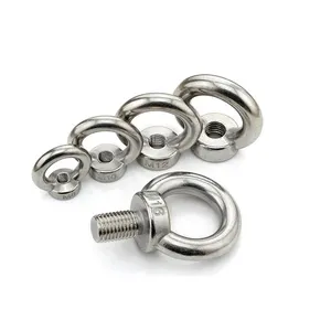 4.8/ 8.8/ 10.9/ 12.9 Rigging Hardware Augen mutter Edelstahl Ringform Ovale Haken Gewinde Hebeösen mutter