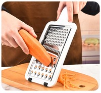 3-in-1 groentesnijder multifunctionele kaasschaaf handmatige groentesnijder voor keuken gadgets roestvrijstalen rasp