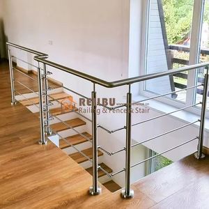Reilbu Balustrade en acier inoxydable de haute qualité pour <span class=keywords><strong>extérieur</strong></span>, <span class=keywords><strong>escalier</strong></span>, balcon, terrasse, tube de garde-corps - Product Image 2